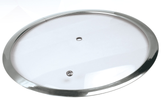 WIDE RIM GLASS LID-A